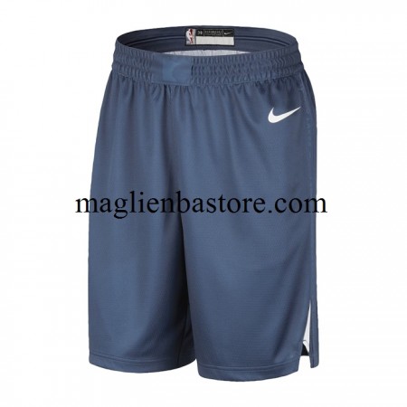 Minnesota Timberwolves Pantaloncini Nike 2023-2024 City Edition Blu Swingman - Uomo